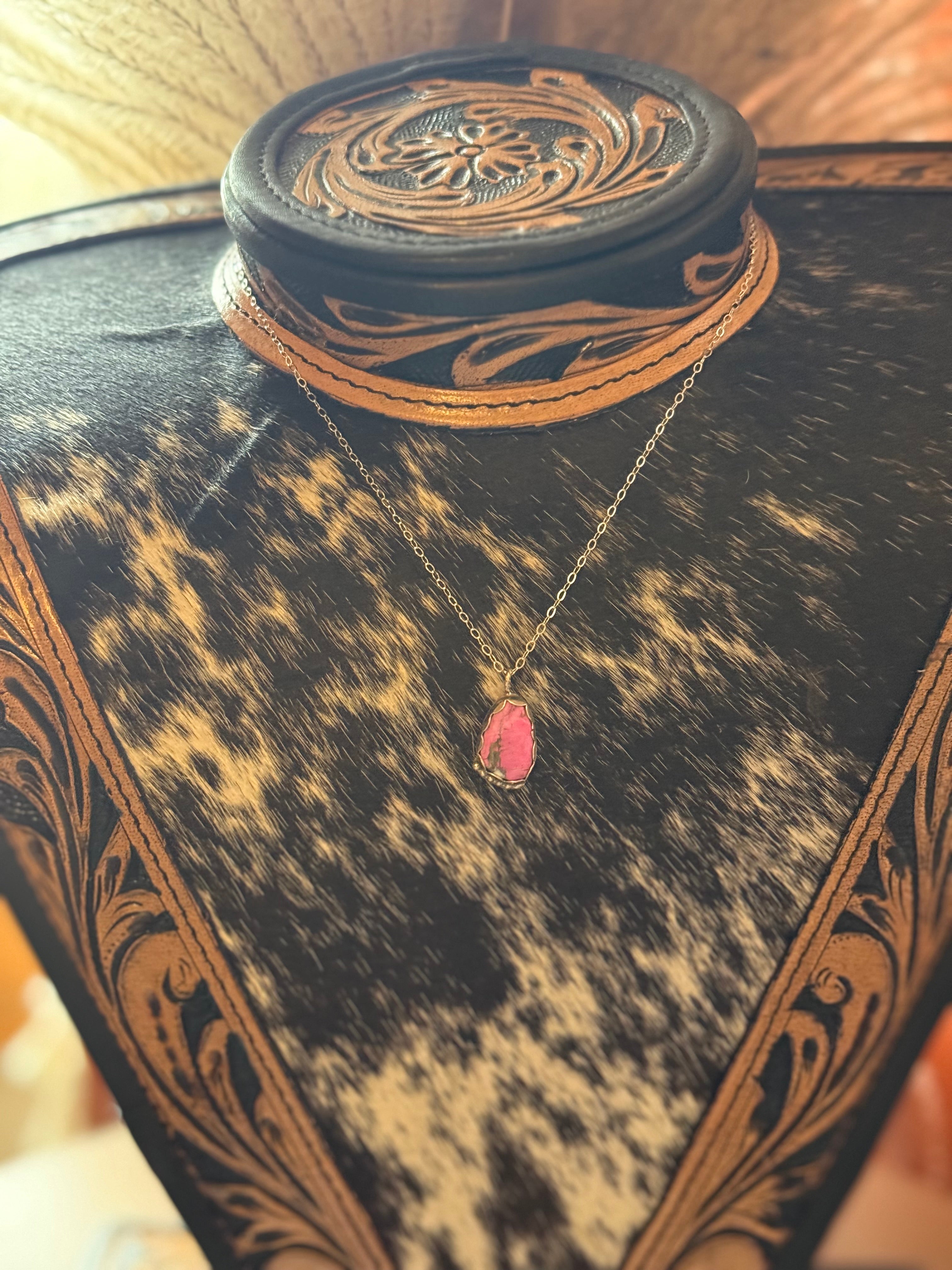 Cotton candy necklace