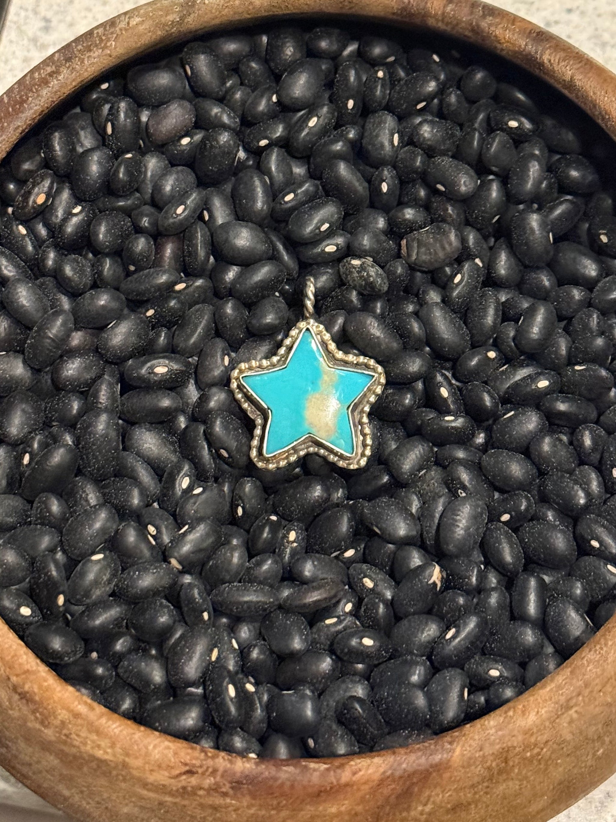 Turquoise star pendant