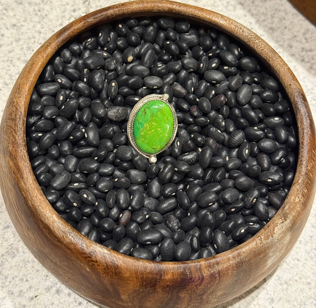 Green Mohave ring