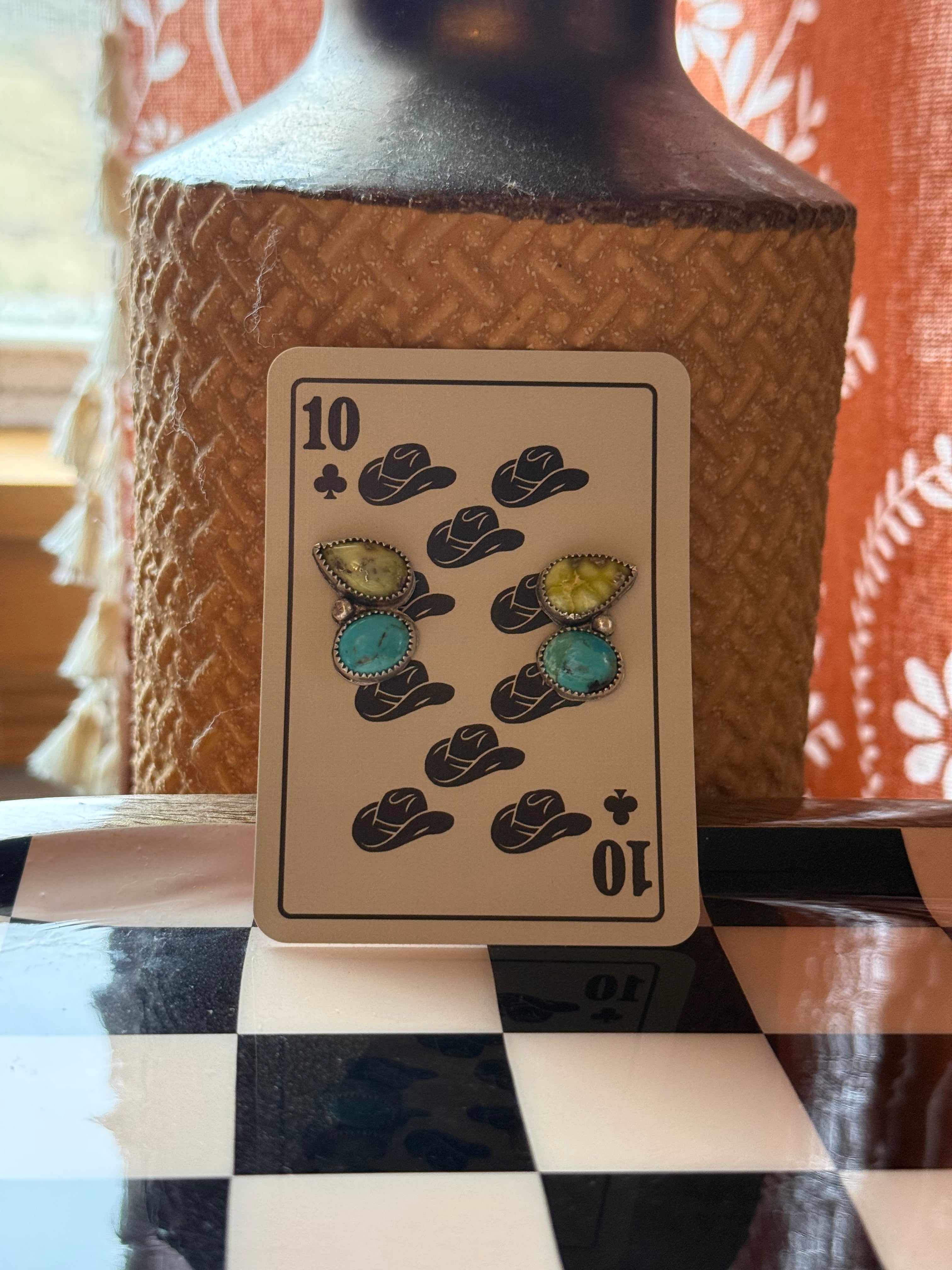 Palomino and Kingman earrings