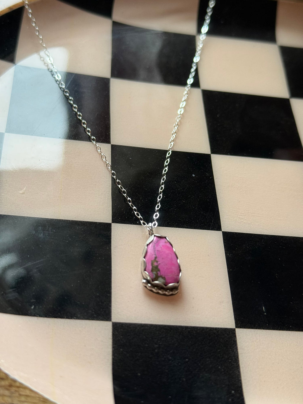 Cotton candy necklace