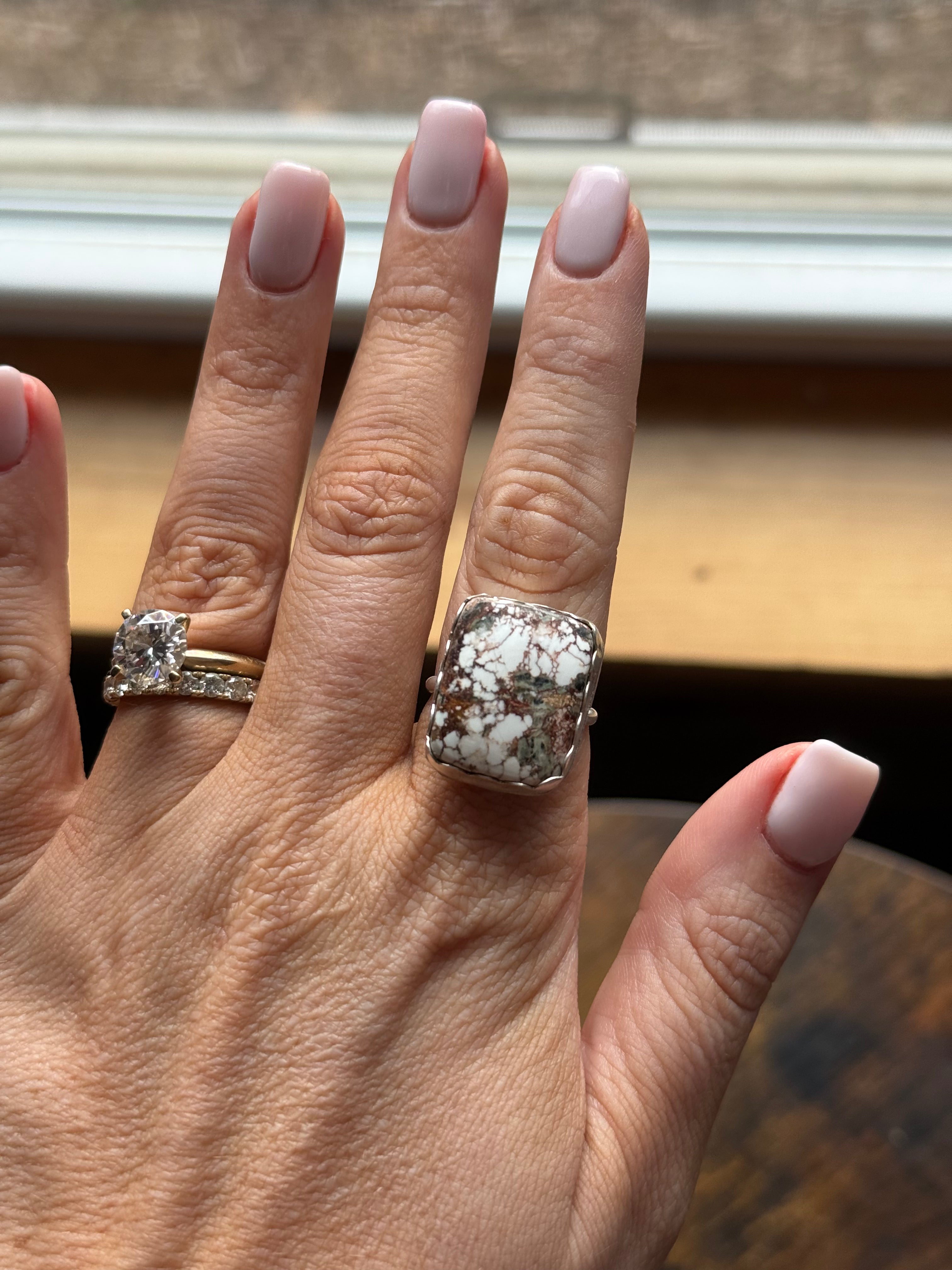 Wild horse adjustable ring