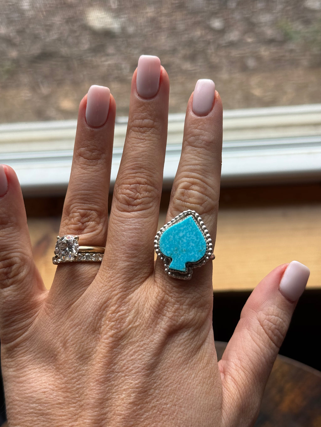 Kingman Spade ring