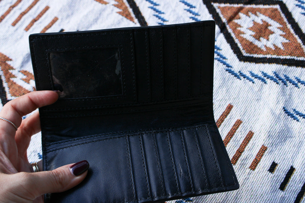 Colorado tooled leather men’s wallet