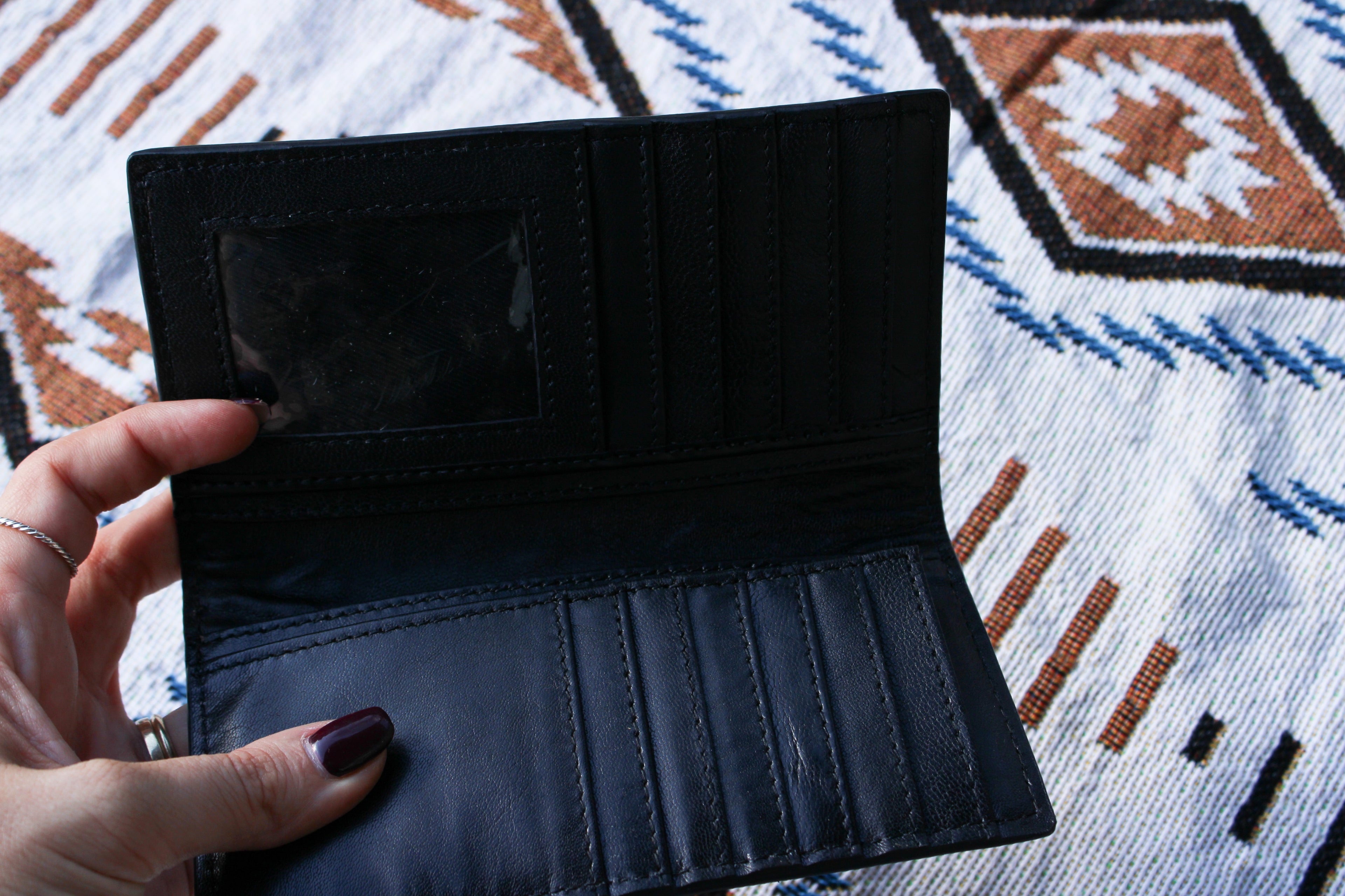 Colorado tooled leather men’s wallet